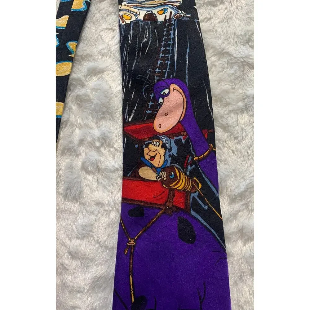 Flinstones hanna barbara tie vintage 1993